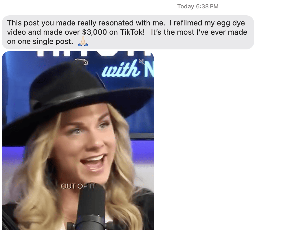 Michael Averett — $3,000 from a single TikTok post